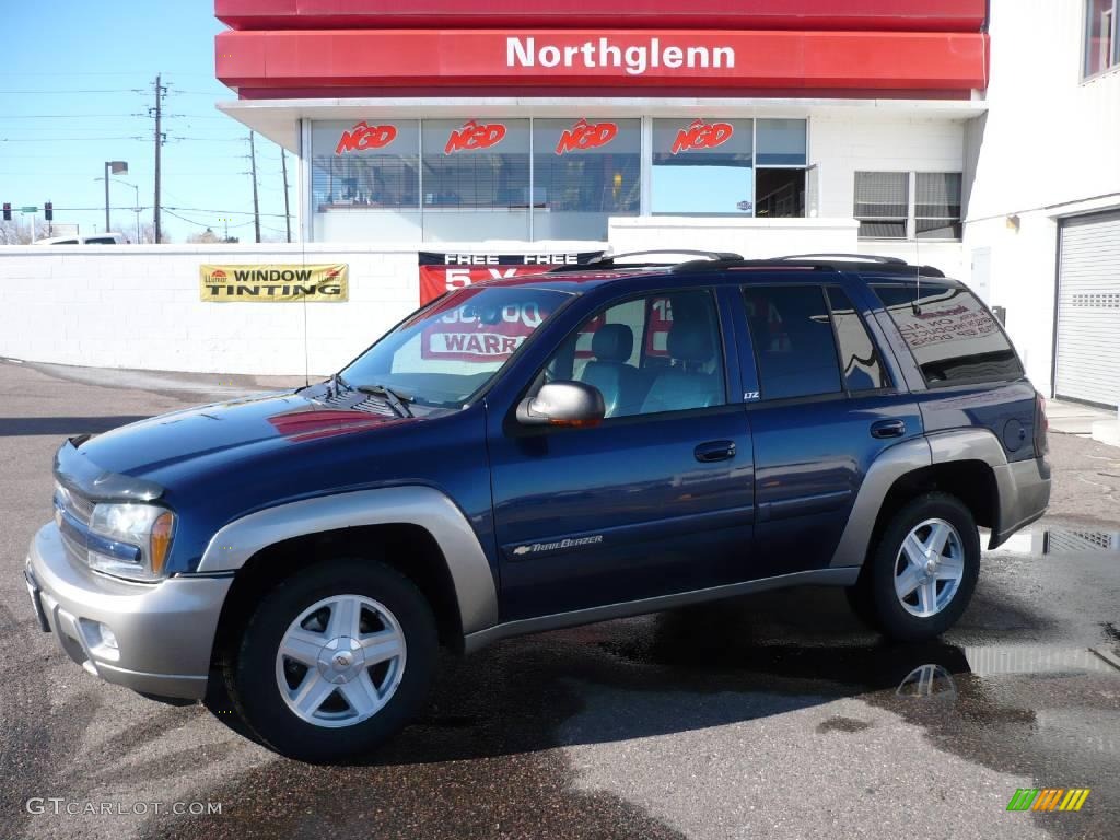 2003 TrailBlazer LTZ 4x4 - Indigo Blue Metallic / Medium Pewter photo #1