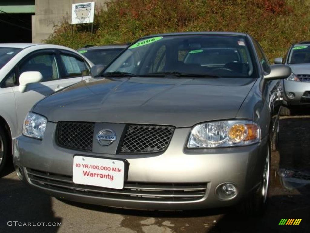 2006 Sentra 1.8 S Special Edition - Radium Metallic / Charcoal photo #1