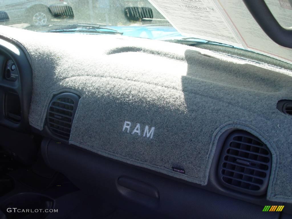 2001 Ram 2500 ST Quad Cab - Intense Blue Pearl / Mist Gray photo #17