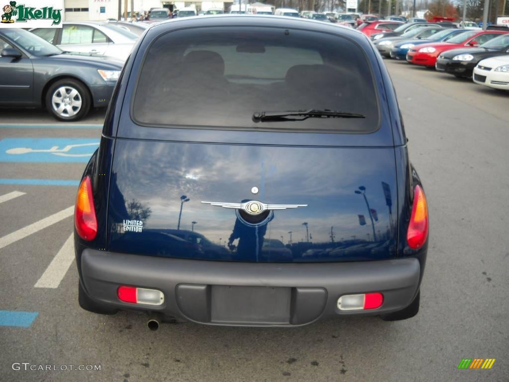 2001 PT Cruiser Limited - Patriot Blue Pearl / Taupe/Pearl Beige photo #4