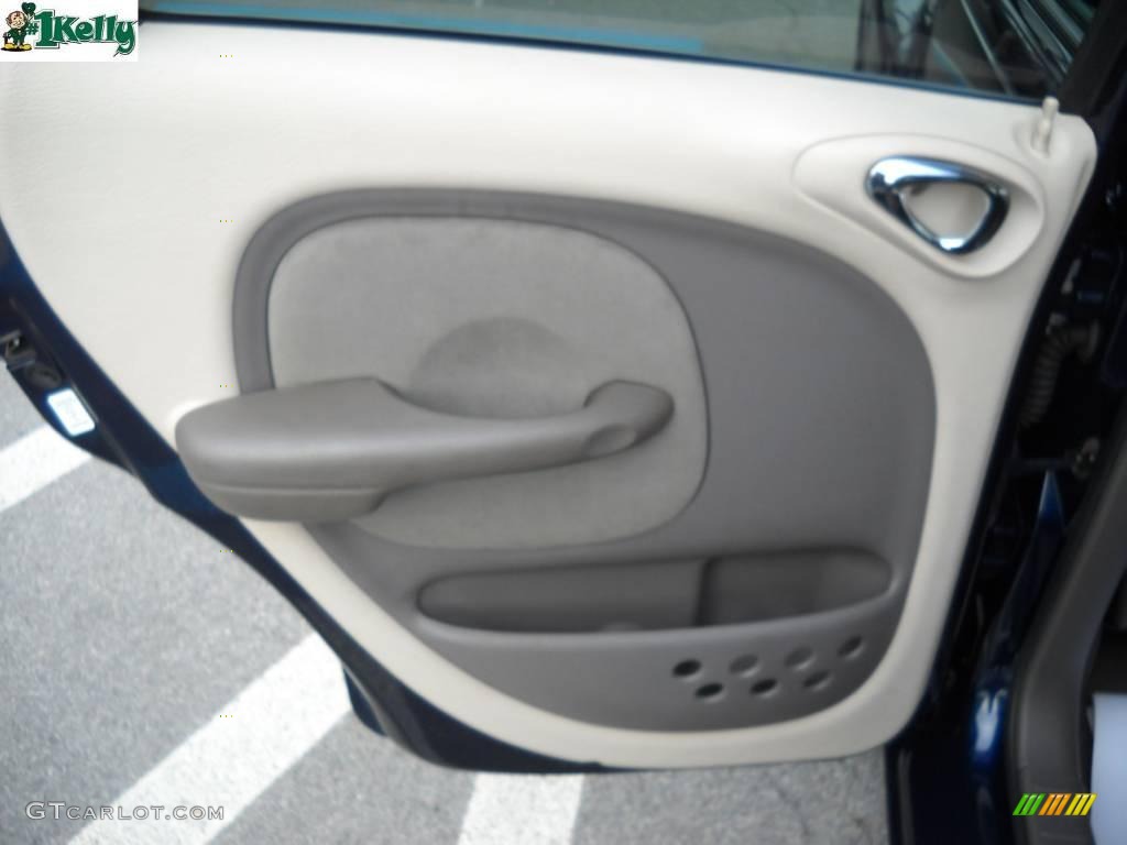 2001 PT Cruiser Limited - Patriot Blue Pearl / Taupe/Pearl Beige photo #11