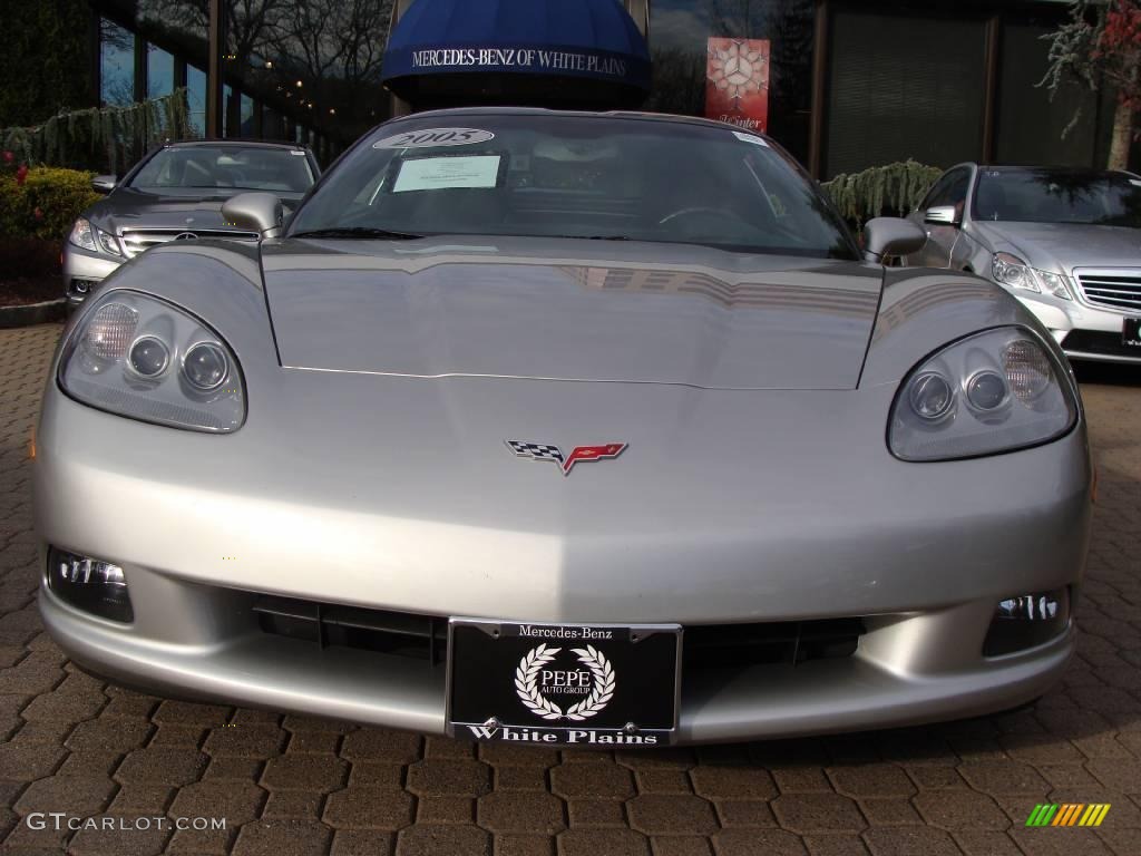 2005 Corvette Coupe - Machine Silver / Ebony photo #2
