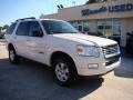 2008 White Suede Ford Explorer XLT  photo #2