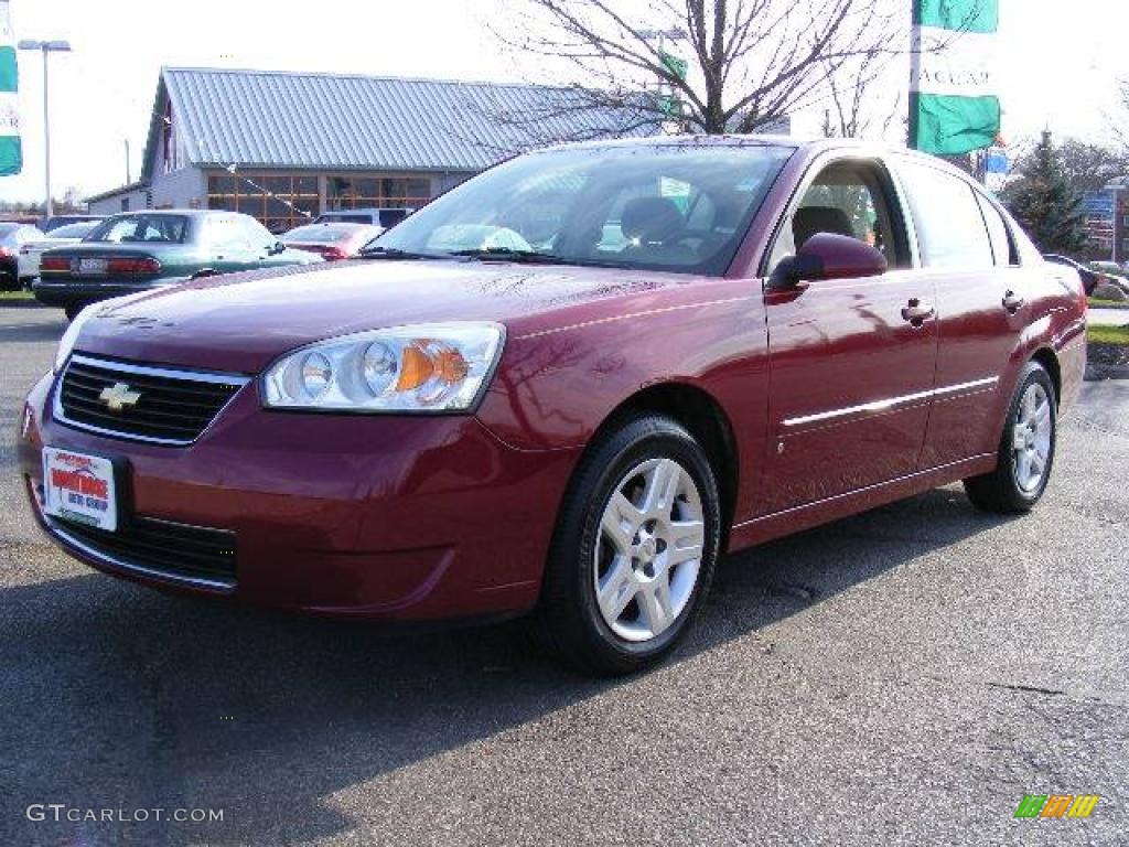 2006 Malibu LT V6 Sedan - Sport Red Metallic / Cashmere Beige photo #1