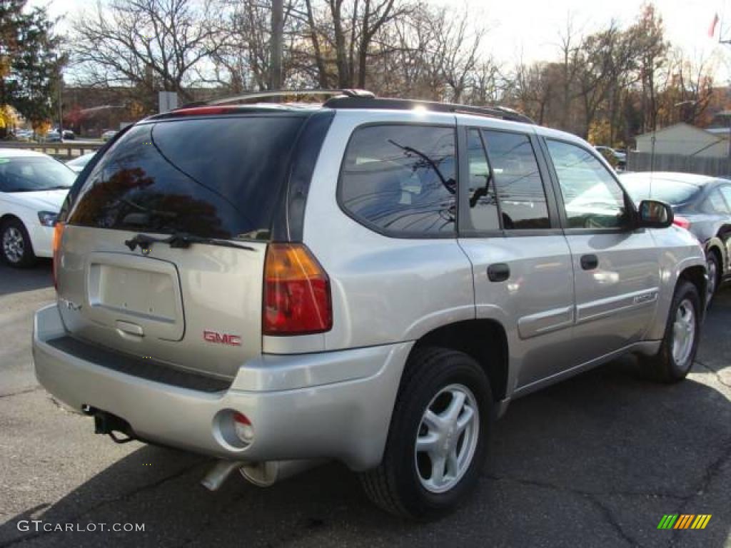 2004 Envoy SLE 4x4 - Liquid Silver Metallic / Dark Pewter photo #5