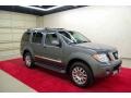 2008 Storm Gray Nissan Pathfinder LE V8  photo #2