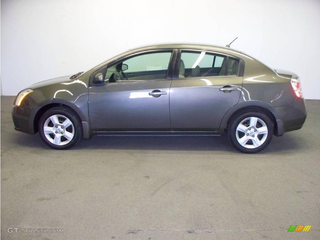 2007 Sentra 2.0 S - Polished Granite / Charcoal/Steel photo #10