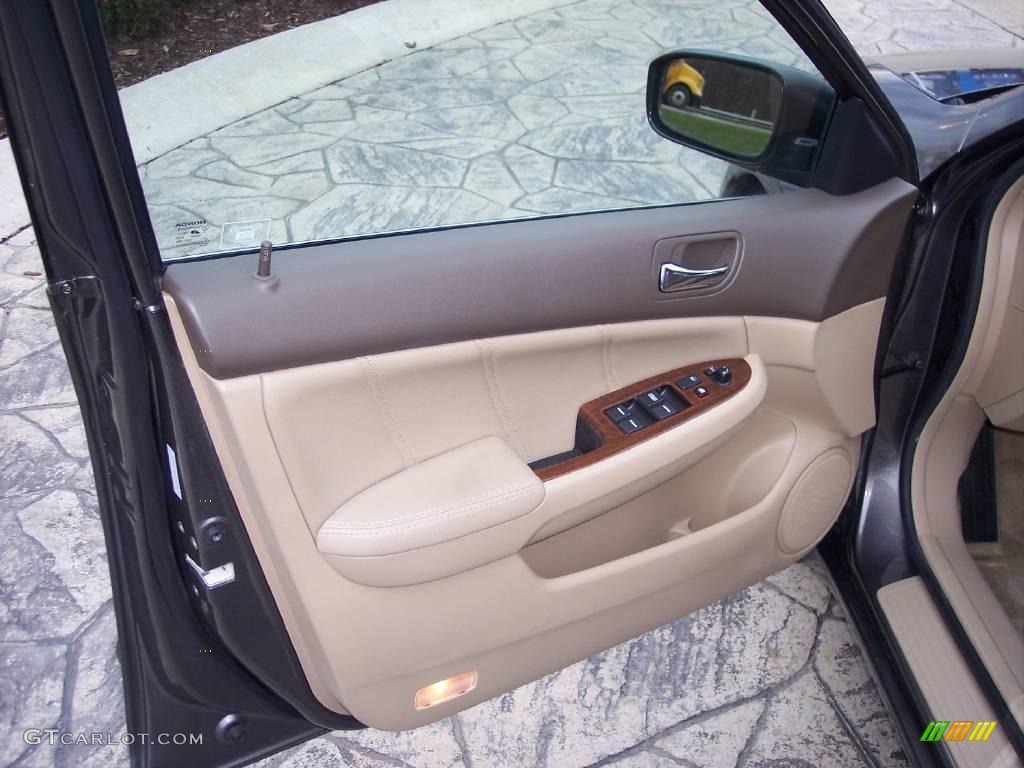 2006 Accord EX-L Sedan - Carbon Bronze Pearl / Ivory photo #12