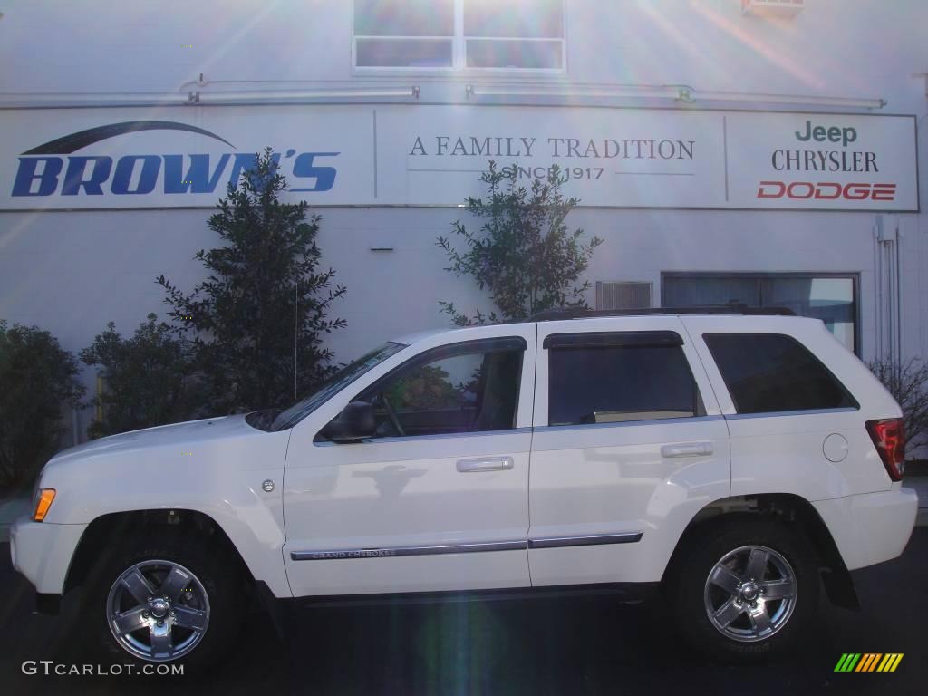2005 Grand Cherokee Limited 4x4 - Stone White / Medium Slate Gray photo #1