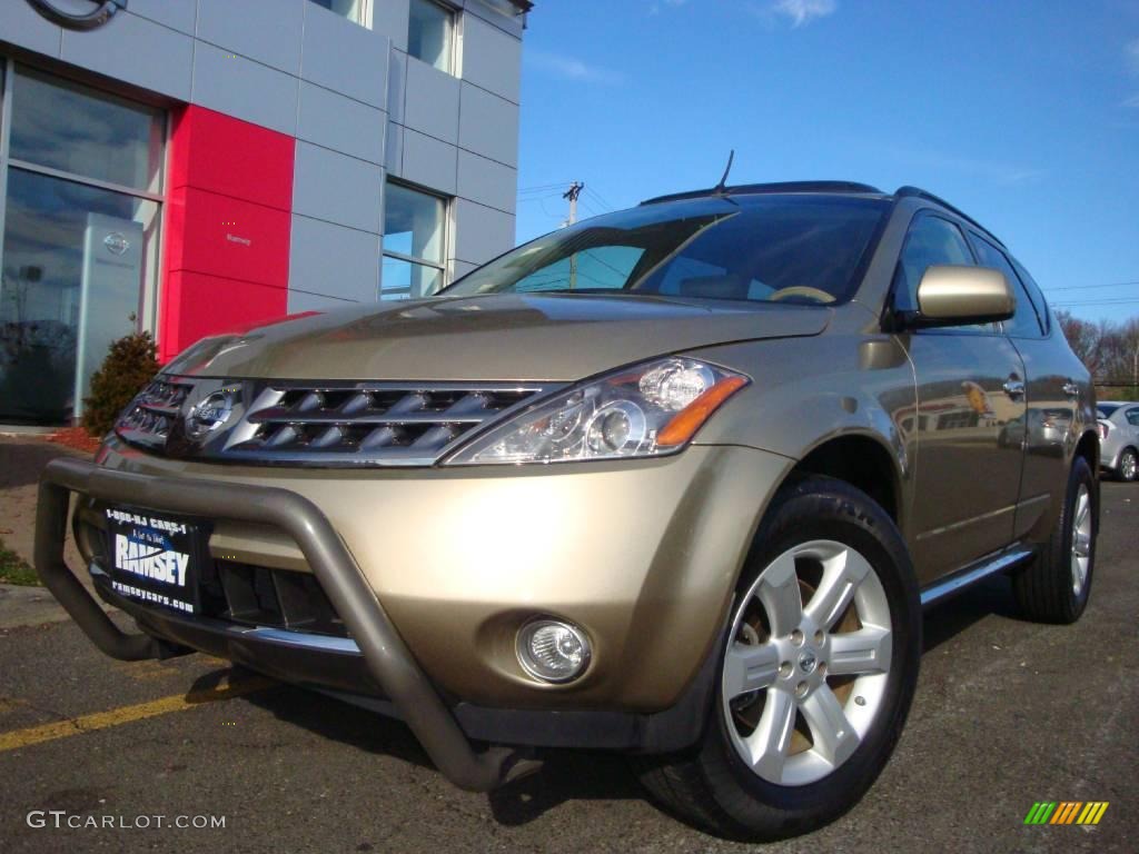 2007 Murano SL AWD - Chardonnay Metallic / Cafe Latte photo #1