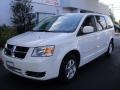 2009 Stone White Dodge Grand Caravan SXT  photo #2