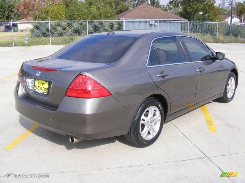 2007 Accord EX-L Sedan - Carbon Bronze Pearl / Ivory photo #3