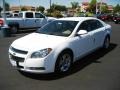 2009 Summit White Chevrolet Malibu LT Sedan  photo #3