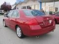 2007 Moroccan Red Pearl Honda Accord EX-L V6 Sedan  photo #4