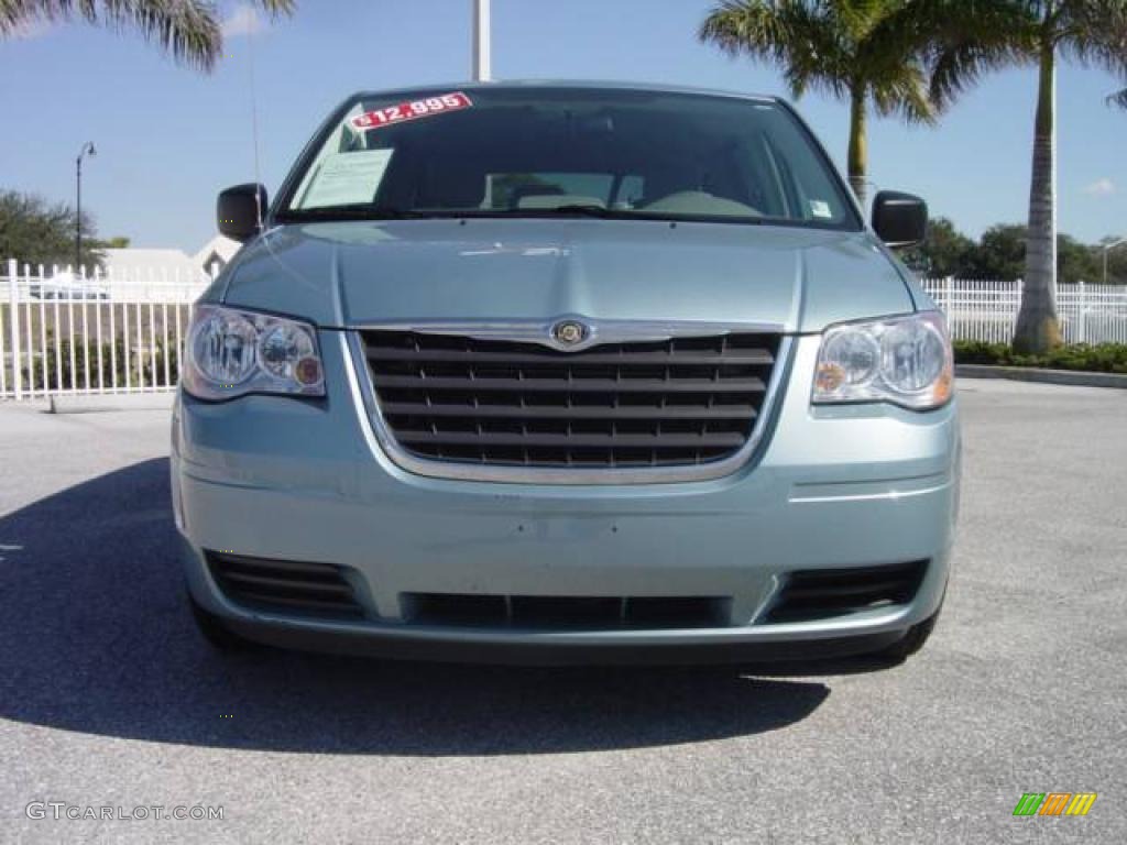 2008 Town & Country LX - Clearwater Blue Pearlcoat / Medium Pebble Beige/Cream photo #9