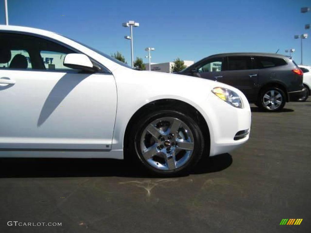 2009 Malibu LT Sedan - Summit White / Titanium photo #9