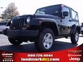 2009 Black Jeep Wrangler X 4x4  photo #1