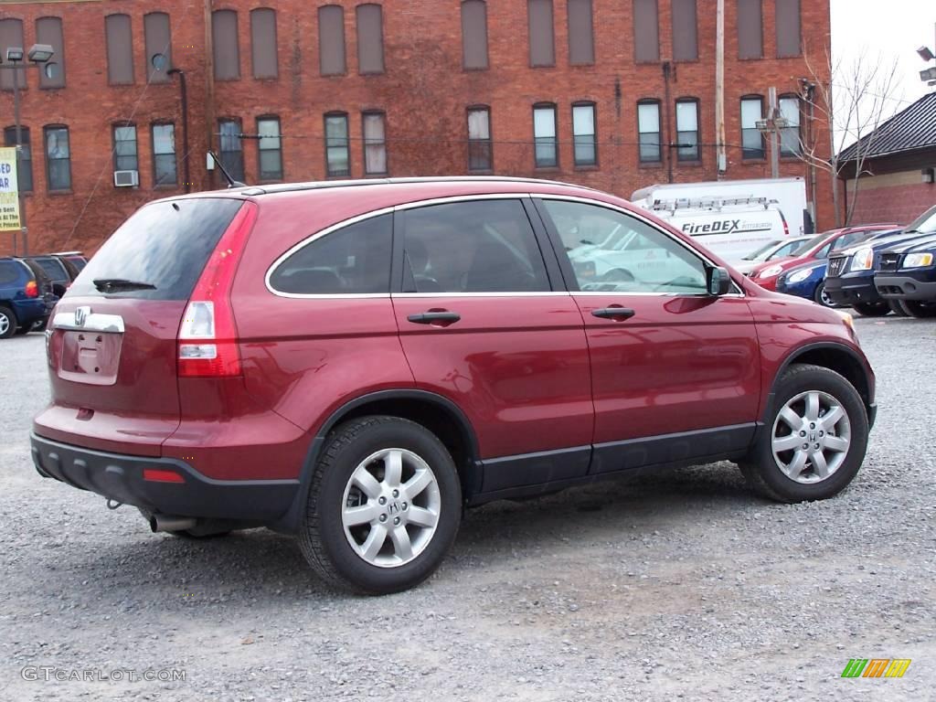 2007 CR-V EX 4WD - Tango Red Pearl / Gray photo #3