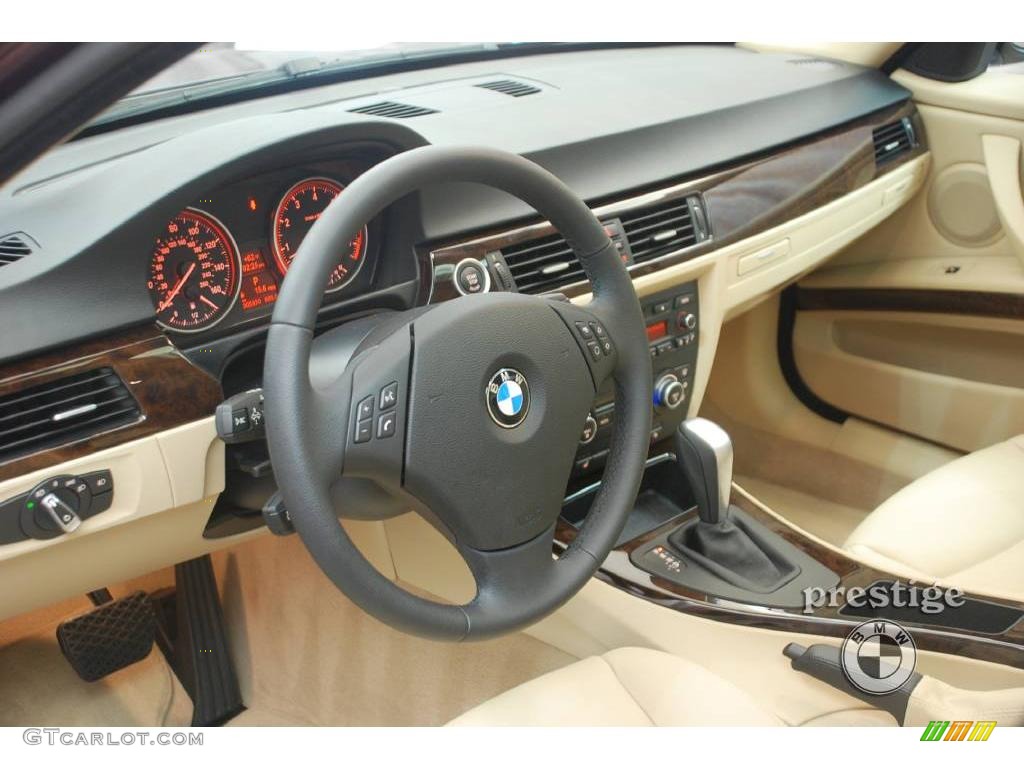 2009 3 Series 328xi Sedan - Barbara Red Metallic / Beige photo #9