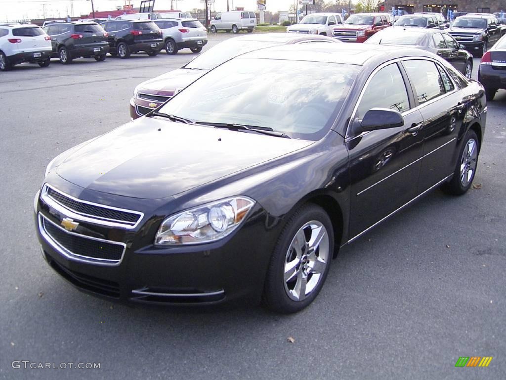 2010 Malibu LT Sedan - Black Granite Metallic / Ebony photo #1