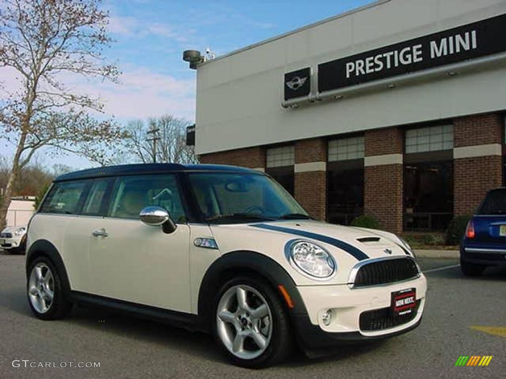 2009 Cooper S Clubman - Pepper White / Gravity Tuscan Beige Leather photo #1
