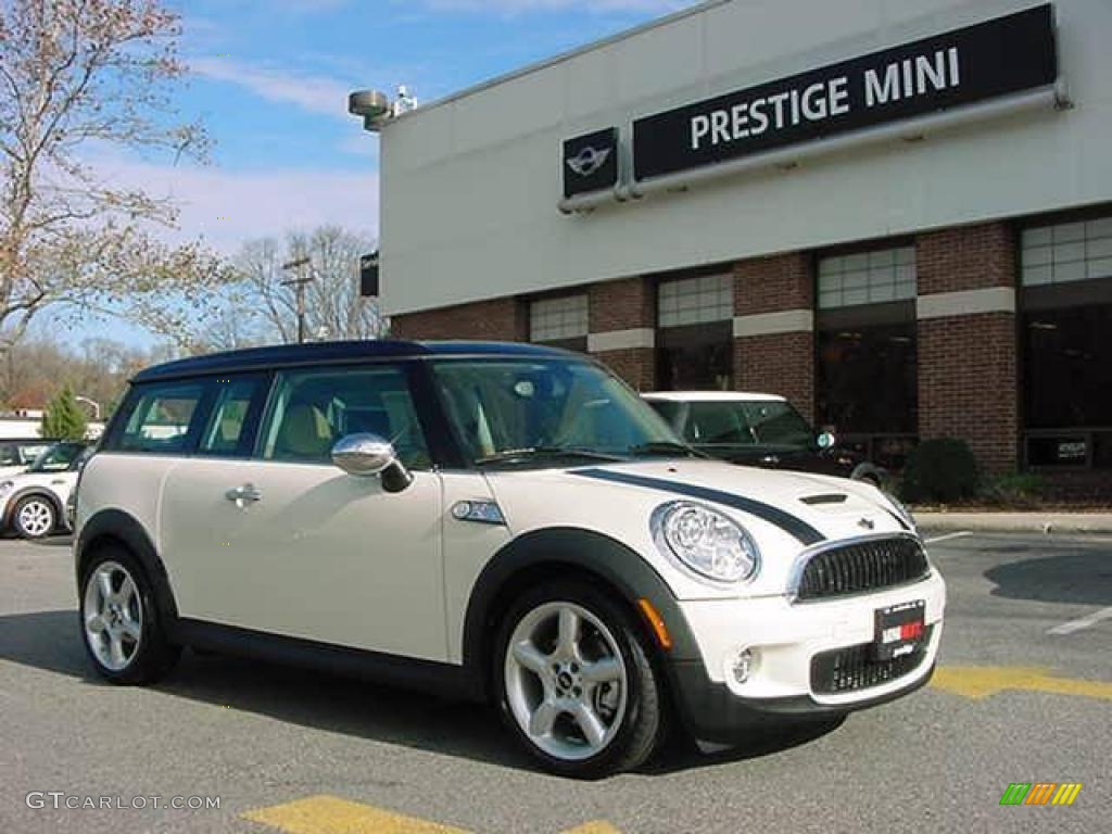 2009 Cooper S Clubman - Pepper White / Gravity Tuscan Beige Leather photo #1