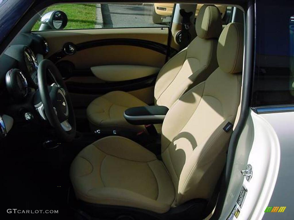 2009 Cooper S Clubman - Pepper White / Gravity Tuscan Beige Leather photo #10