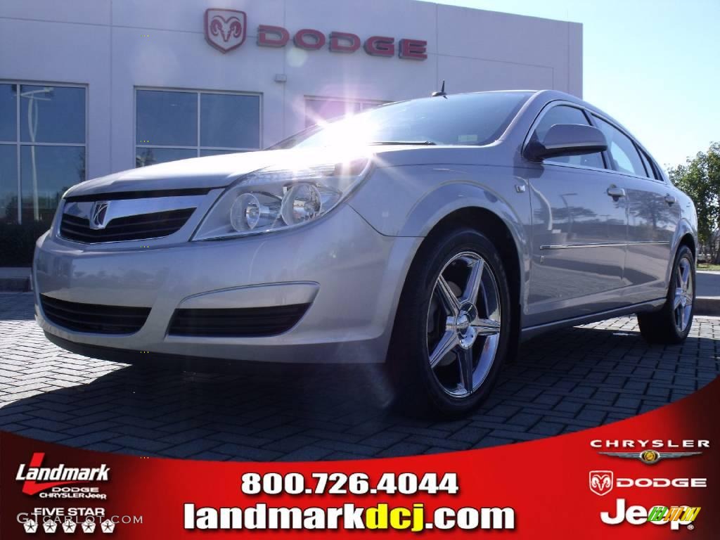 2007 Aura XE - Silver Pearl Metallic / Gray photo #1