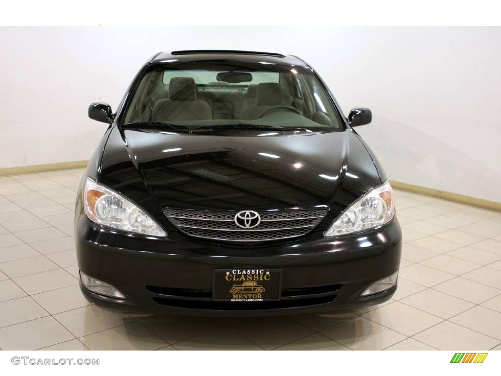 2004 Camry XLE - Black / Taupe photo #2