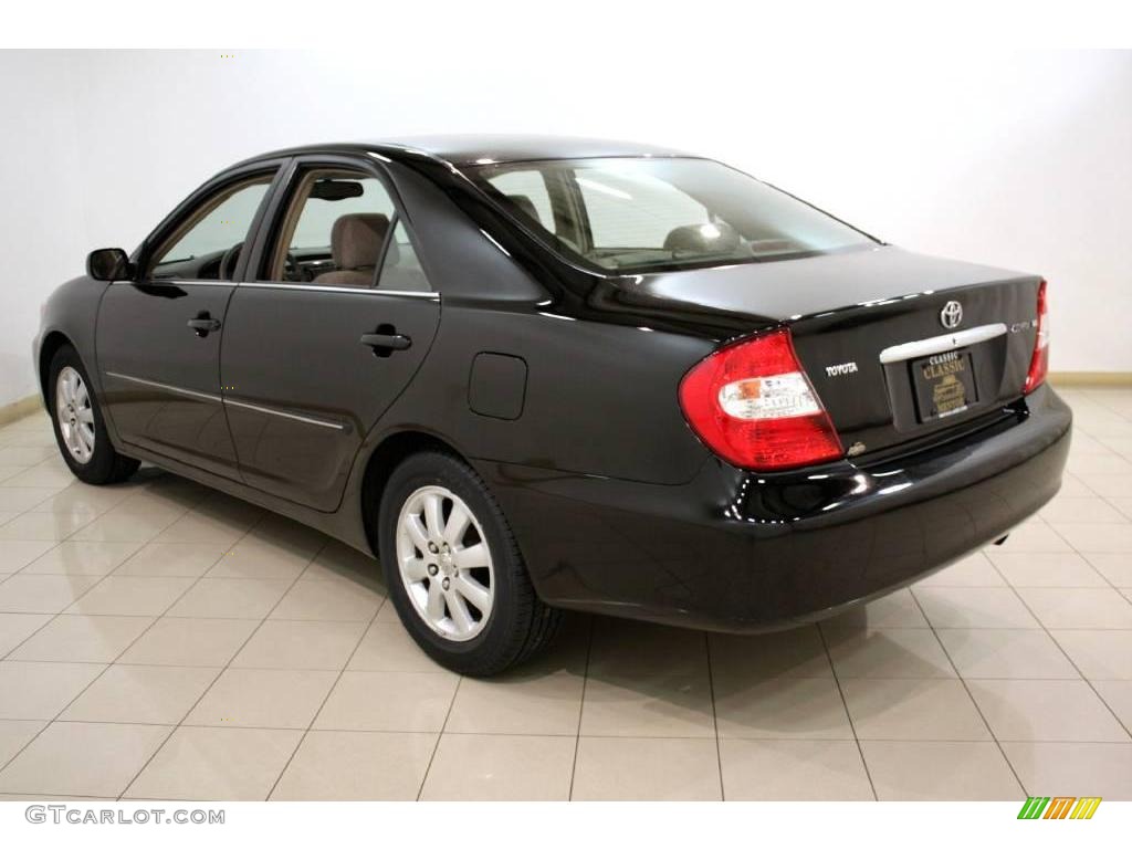 2004 Camry XLE - Black / Taupe photo #5