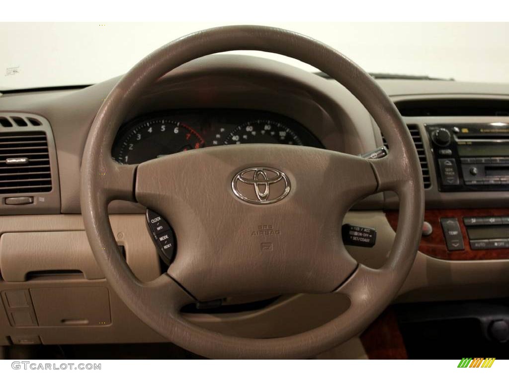 2004 Camry XLE - Black / Taupe photo #12