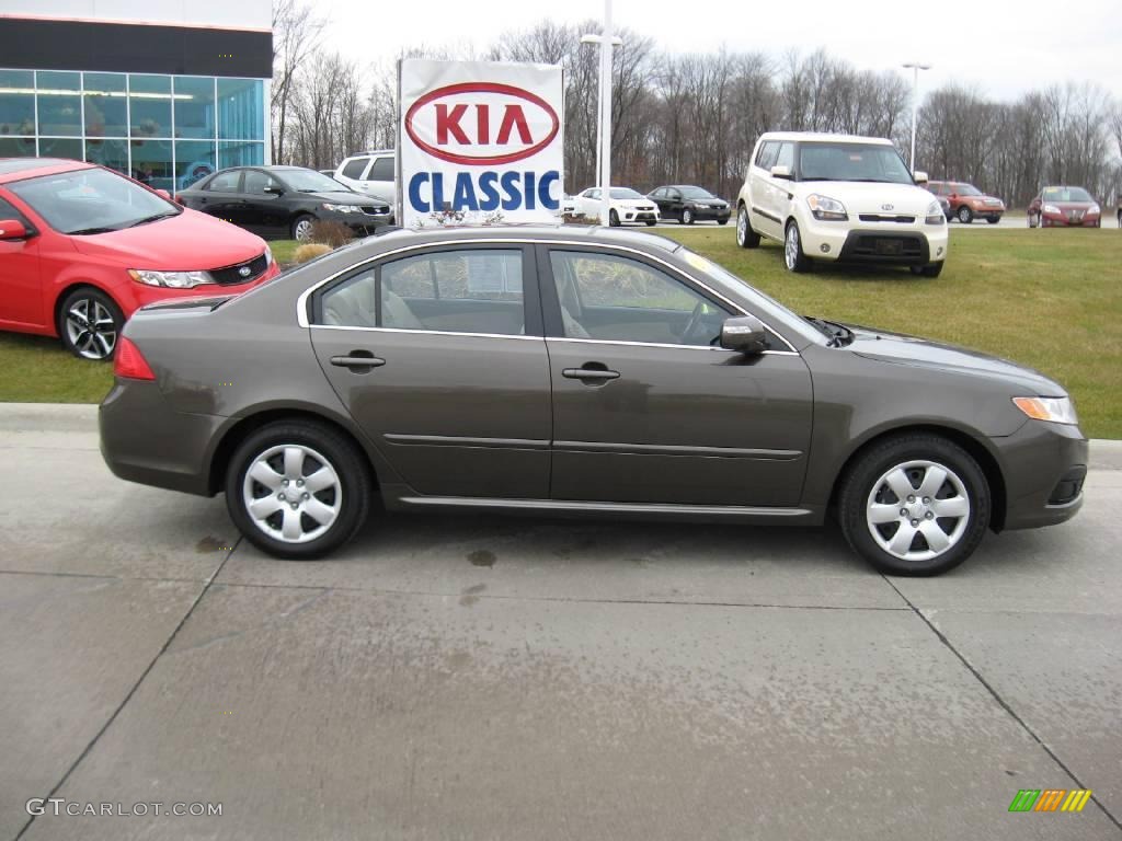 2009 Optima LX - Metal Bronze / Beige photo #2