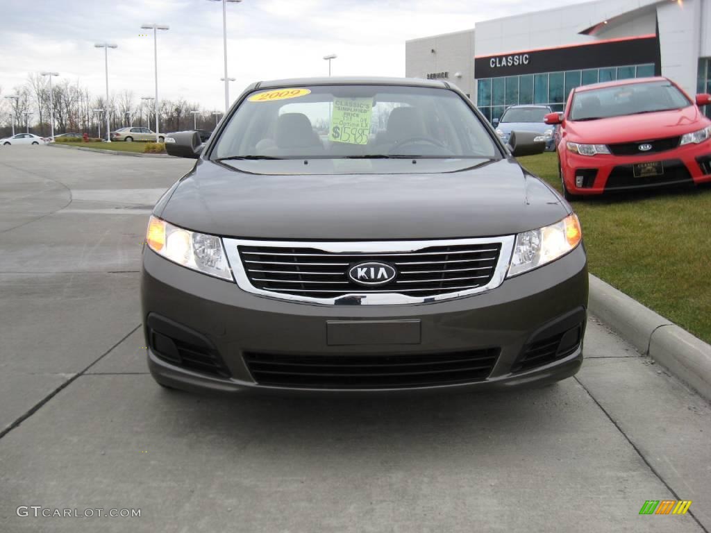 2009 Optima LX - Metal Bronze / Beige photo #3