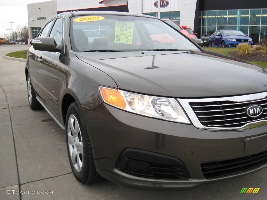 2009 Optima LX - Metal Bronze / Beige photo #4