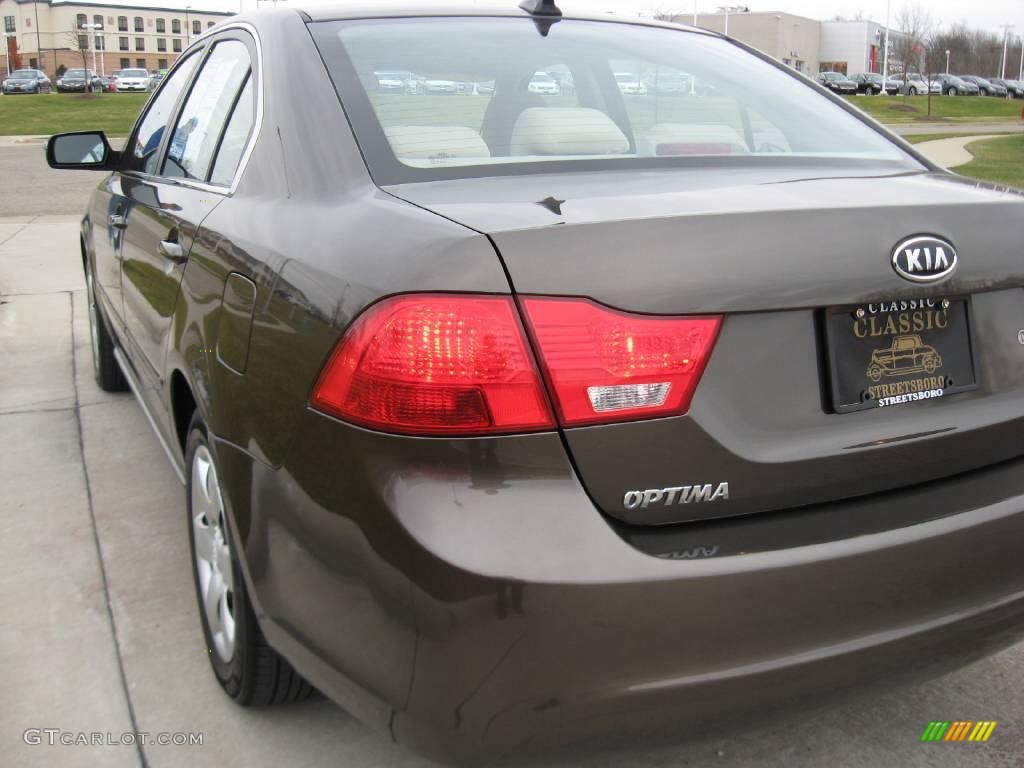 2009 Optima LX - Metal Bronze / Beige photo #7