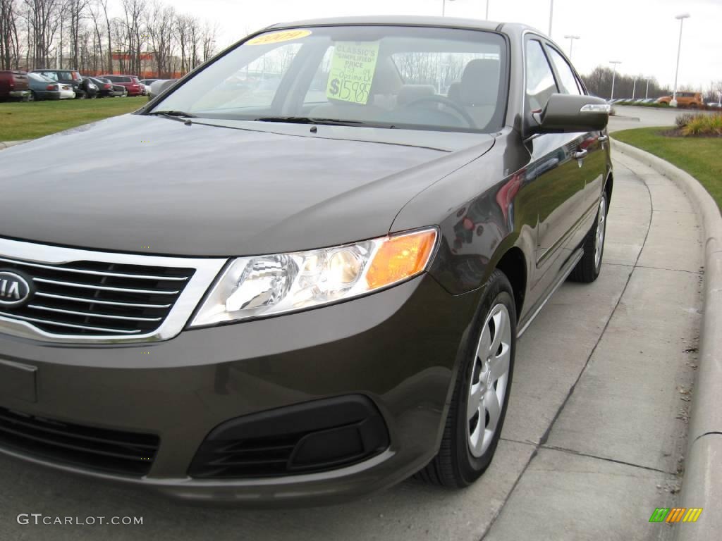 2009 Optima LX - Metal Bronze / Beige photo #9