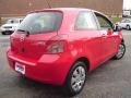 2008 Absolutely Red Toyota Yaris 3 Door Liftback  photo #5