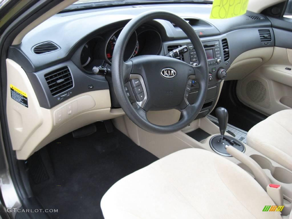 2009 Optima LX - Metal Bronze / Beige photo #24