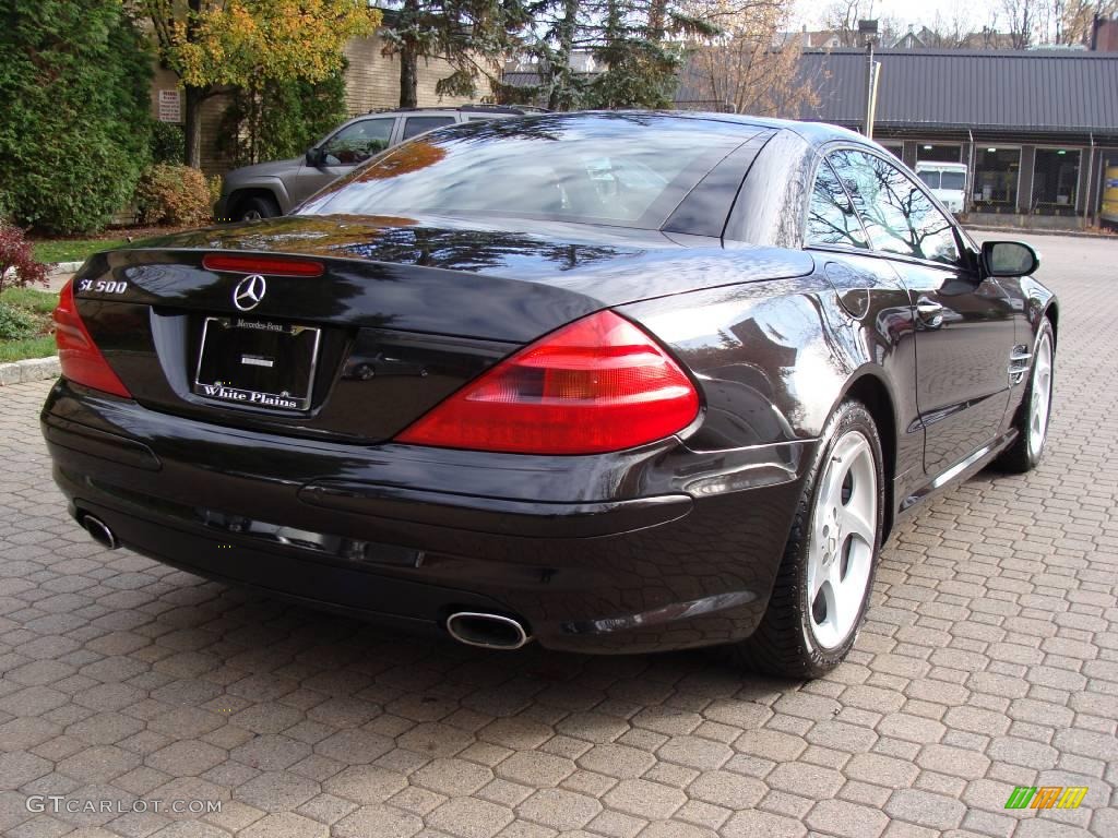 2005 SL 500 Roadster - designo Mocha Black Metallic / designo Sand/Black photo #4