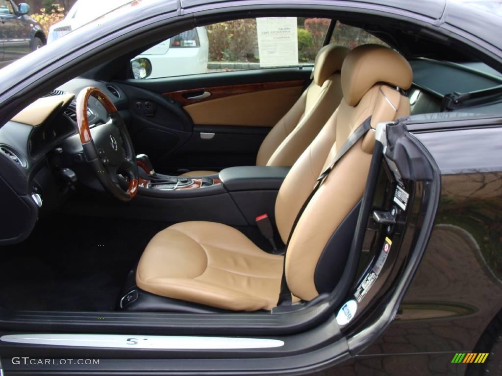 2005 SL 500 Roadster - designo Mocha Black Metallic / designo Sand/Black photo #10