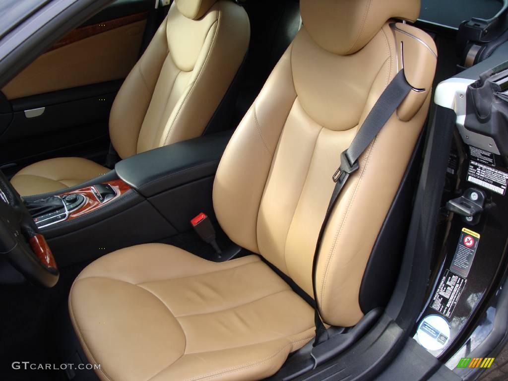 2005 SL 500 Roadster - designo Mocha Black Metallic / designo Sand/Black photo #12