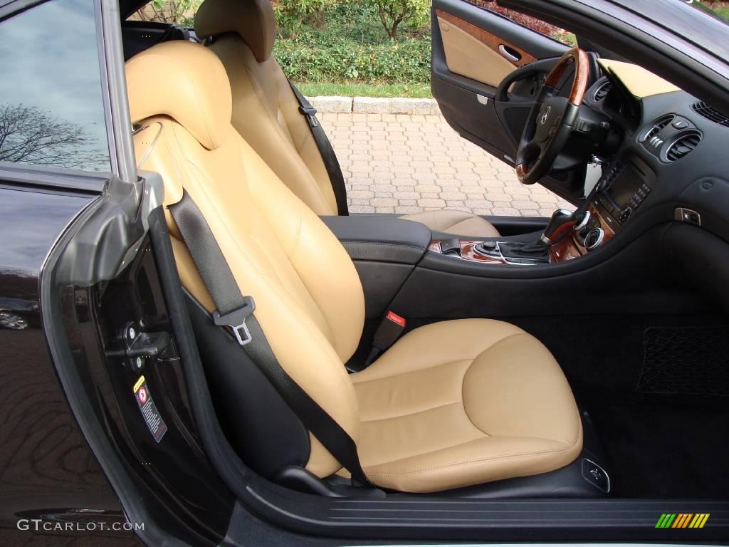 2005 SL 500 Roadster - designo Mocha Black Metallic / designo Sand/Black photo #13