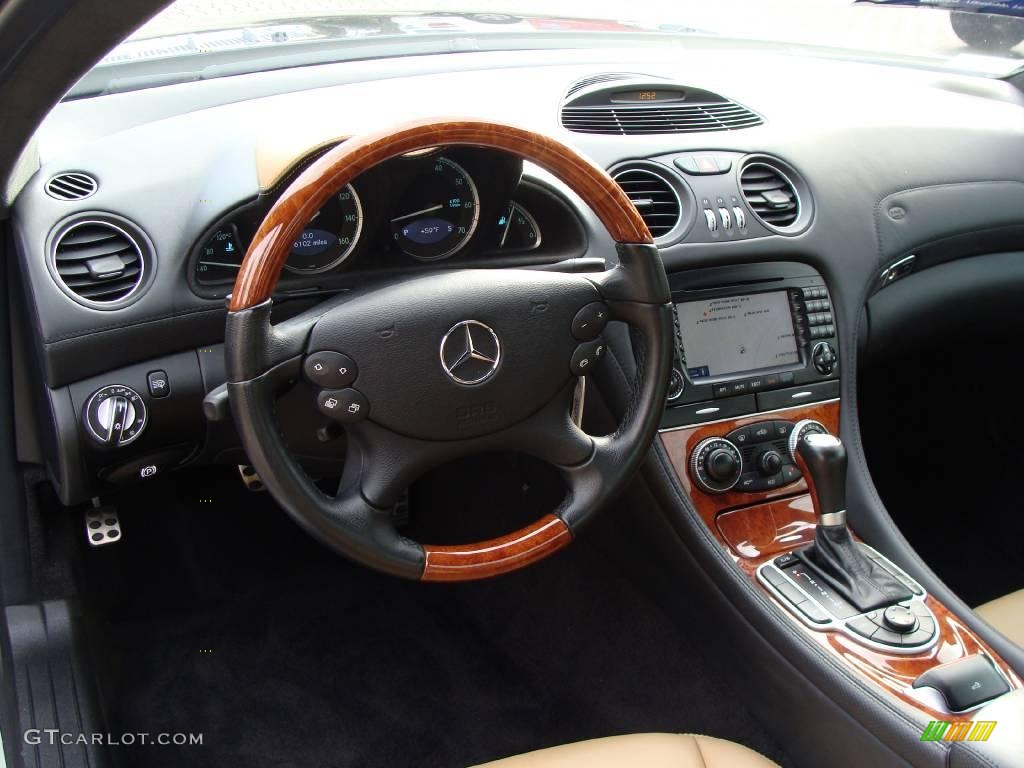 2005 SL 500 Roadster - designo Mocha Black Metallic / designo Sand/Black photo #14