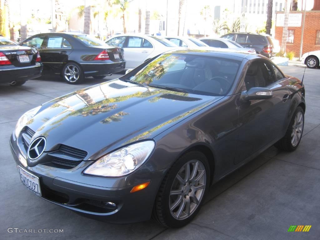 2006 SLK 350 Roadster - designo Graphite Metallic / designo Graphite photo #6