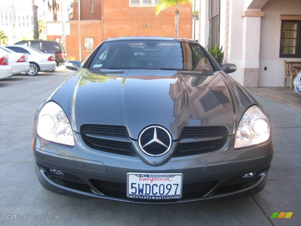 2006 SLK 350 Roadster - designo Graphite Metallic / designo Graphite photo #7