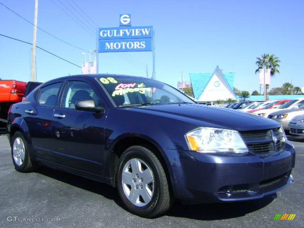 2008 Avenger SE - Modern Blue Pearl / Dark Slate Gray/Light Slate Gray photo #1