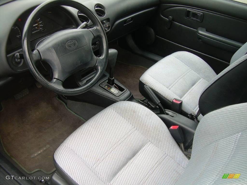1993 Tercel DX Coupe - Red Pearl / Gray photo #14