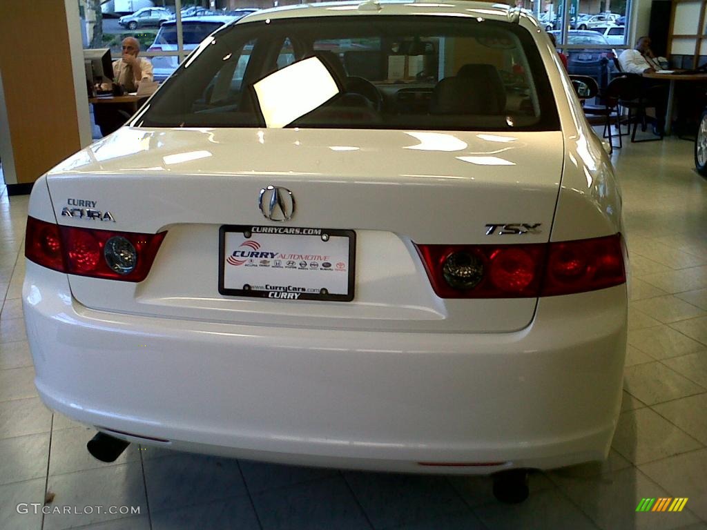 2008 TSX Sedan - Premium White Pearl / Ebony photo #4