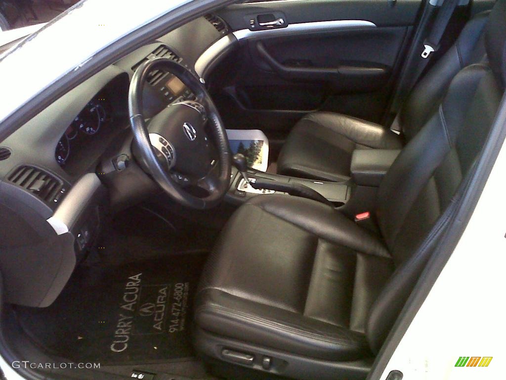 2008 TSX Sedan - Premium White Pearl / Ebony photo #6