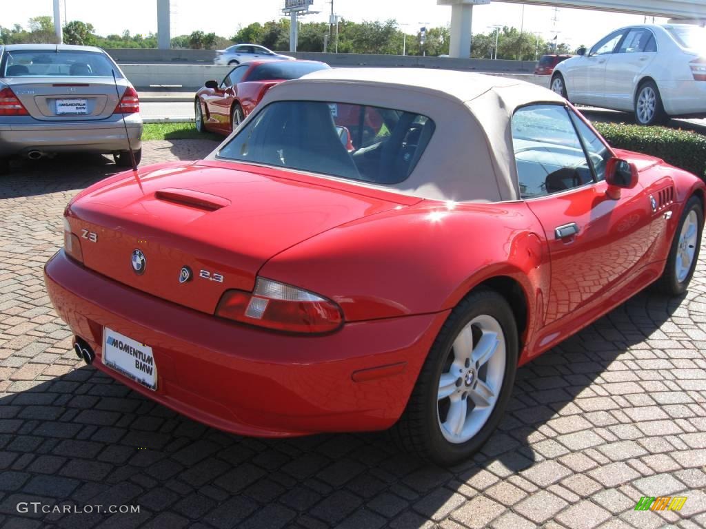 2000 Z3 2.3 Roadster - Bright Red / Beige photo #7